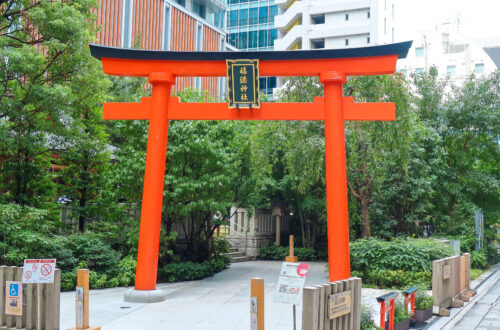 도쿄역근처가볼만한곳 니혼바시 후쿠토쿠신사