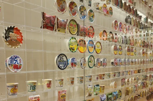 요코하마 컵누들 박물관 인스턴트 라면 큐브